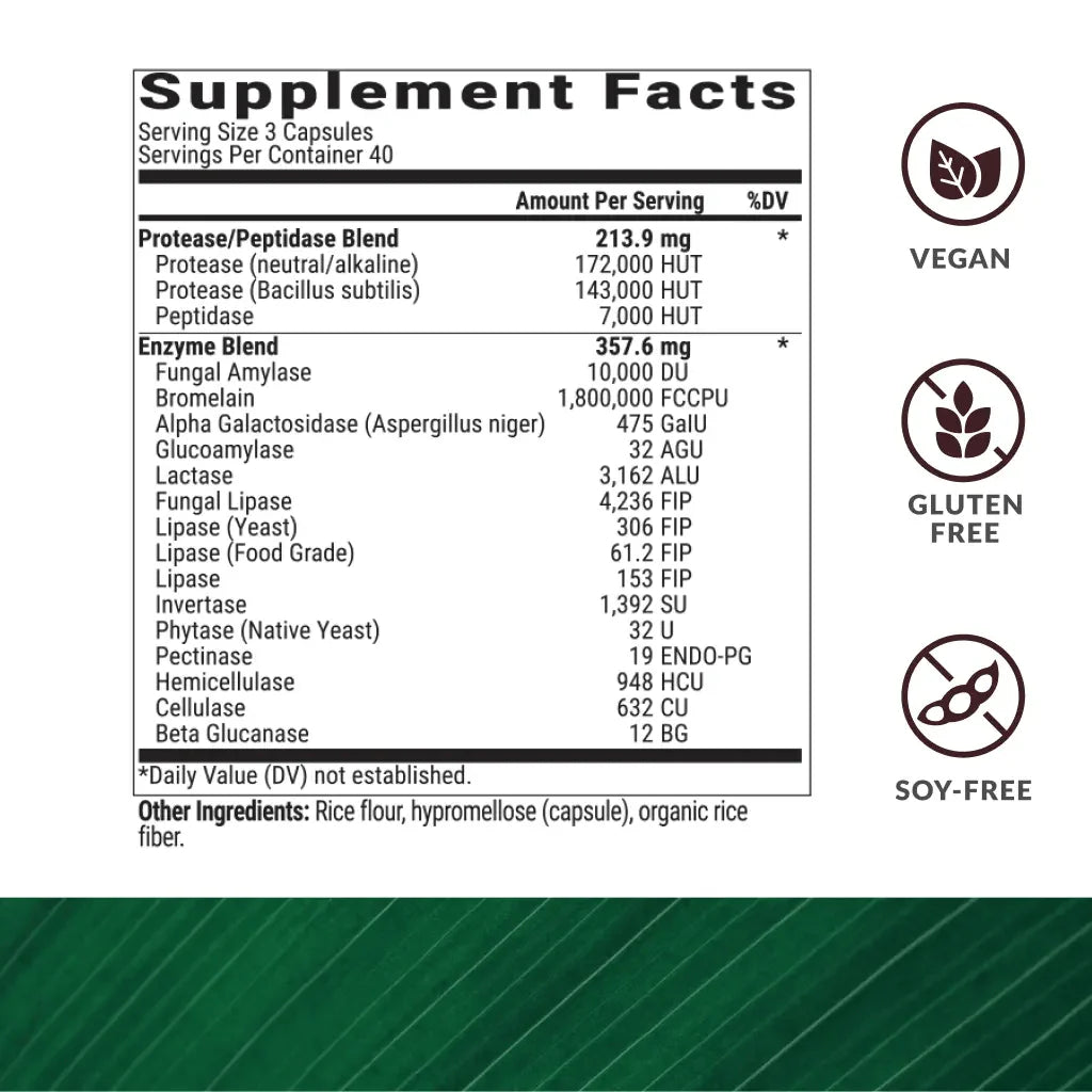 MASSZYMES- 120 CAPSULES