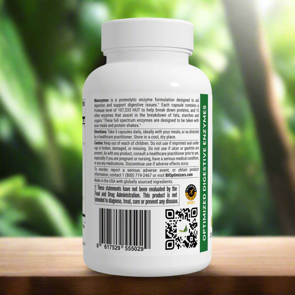 MASSZYMES- 120 CAPSULES